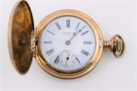 Columbia U.S.A Hunter Pocket Watch W/ Ornate Case