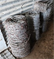 6 rolls Barbwire, ( 1 roll full)