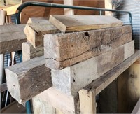 Joblot 6"x6" & other wood blocking, 3 ft lengths,