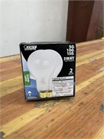 Feit 50w 3 Way Soft White Light Bulbs 2 Bulbs