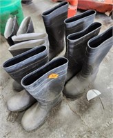 Muck boots, size 7 and 11
