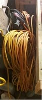 Several extension cords