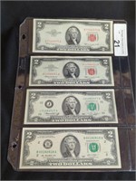 4 - $2 NOTES: 1953, 1963, 1976, 2003