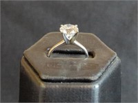 2CT DIAMOND W/14K WHITE GOLD BAND ENGAGEMENT RING