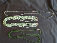 3 - BEADED NECKLACES