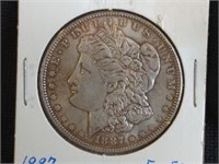 1887 MORGAN  SILVER DOLLAR