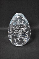 Murano Glass Egg Paperweight