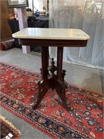 Walnut Victorian Eastlake Table