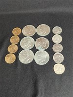 15 MISC US $1 COINS