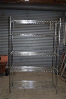 Metal Shelf w/ Adjustable Shelves 74"x47"W x 18" D