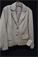 NWT Scully Calfskin Leather Ladies Jacket Size L