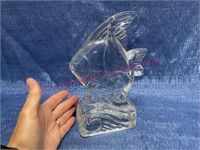 American Glass Co. angel fish bookend