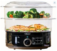 BELLA Two Tier Food Steamer, Healthy, Fast Cooking