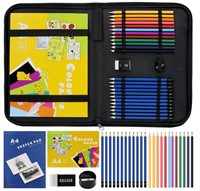 LUCYCAZ Drawing Pencil Kit with Charcoal Pencils