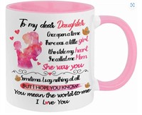 Fatbaby To My Dear Daughter Coffee Mug - 2 cups