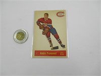 Carte hockey Parkhurst 1957-58 Andre Pronovost
