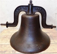 Large Antique No. 22 School Bell - Polk County