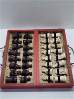 Vintage Chinese Stone Carved Chess Set