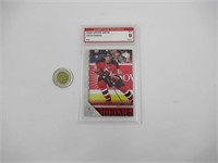 Zach Parise, carte hockey gradée Upper deck