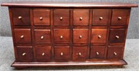 Vintage 18-Drawer Apothecary-Style Cabinet