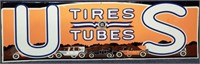 US Tires Tubes US Rubber Co. Advertising Sign