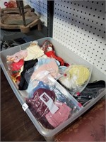Tub of Doll & Baby Clothes