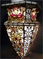 Tiffany-Style Stained Glass Hanging Light Fixture