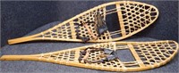 Vintage #74 Wooden Snowshoes - Made in U.S.A.