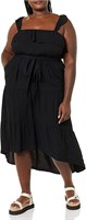 Goodthreads Women's One Size Ruffle Midi Dress LRG