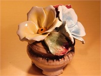 Vase floral capodimonté Année 1950-60