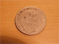 Monnaie 0.50c 1911   92.5% argent Canada