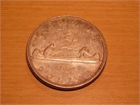 Monnaie 1$ 1962  92.5% argent Canada