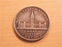 Monnaie Canada 1939 80% argent