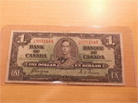 Monnaie Canada un dollar 1937 BC-21D 1937 VF