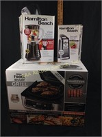 Ninja Food Smart Grill NIB, Hamilton Beach Smooth