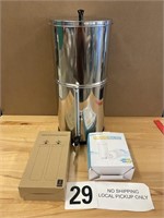 SS GRAVITY FED WATER FILTRATION SYSTEM W/ FILTERS