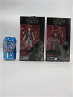 Star Wars, 2 figurines General Leia Organa et