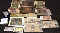 U.S., Foreign Currency & Silver Canadian Coin