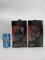 Star Wars, 2 figurines Lando Calrissian et Han