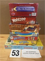STACK OF 7 BOARD GAMES NEW