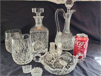 Gorham crystal decanter made in West Germany,