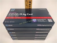 (6) Abbott COVID-19 At Card home tests