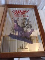 Miller High Life Whitetail Deer Collector Mirror