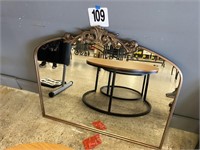 VINTAGE LOOK ARCHED WALL MIRROR NEW 30 T X 36 W