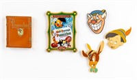 Lot of 5 Pinocchio Disney Trading Pins