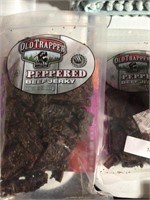 Peppered beef jerky & fruit strips