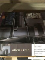 Allen & Roth pull down kitchen faucet with LED