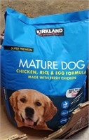 NEW!! KS Mature Dog Chicken,Rice and Egg 40lbs