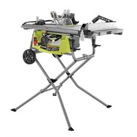 Ryobi 10in Expanded Capacity Rolling Table Saw