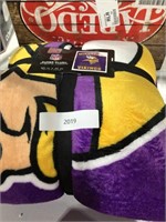 Minnesota Viking plush blanket